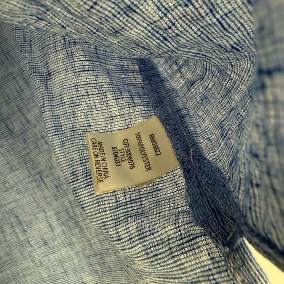 NWT Max Studio Blue Tank - Picture 4 of 5